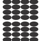 iberry's 108 pieces Waterproof Vinyl Stickers for Mason Jars Glass Bottle, Decals Craft, Kitchen Jar (Paper, 7 cm x 4 cm, Black, 108 Piece) -(11)