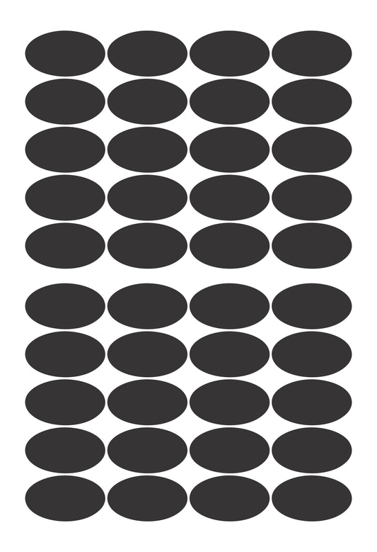 iberry's 108 pieces Waterproof Vinyl Stickers for Mason Jars Glass Bottle, Decals Craft, Kitchen Jar (Paper, 7 cm x 4 cm, Black, 108 Piece) -(11)