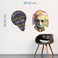 iberry's Inspirational Motivational Quotes Wall Sticker, Creativity is Intelligence"- 40 x 68 cm Wall Stickers for Study- Office-03