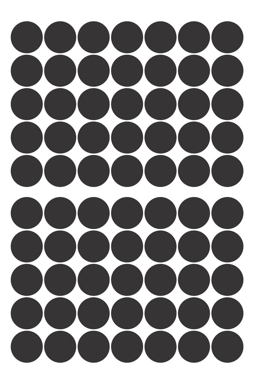 iberry's 108 pieces Waterproof Vinyl Stickers for Mason Jars Glass Bottle, Decals Craft, Kitchen Jar (Paper, 7 cm x 4 cm, Black, 108 Piece) -(7)