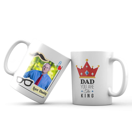 iberry's Customized/ Personalized Photo Coffee Mugs | Gift for dad | Dad you are the best - (63)