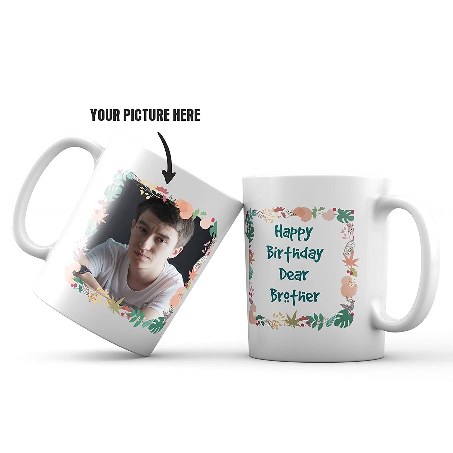 iberry's Customized/ Personalized Photo Coffee Mugs | Birthday customized photo mug| birthday gift photo mug- (70)