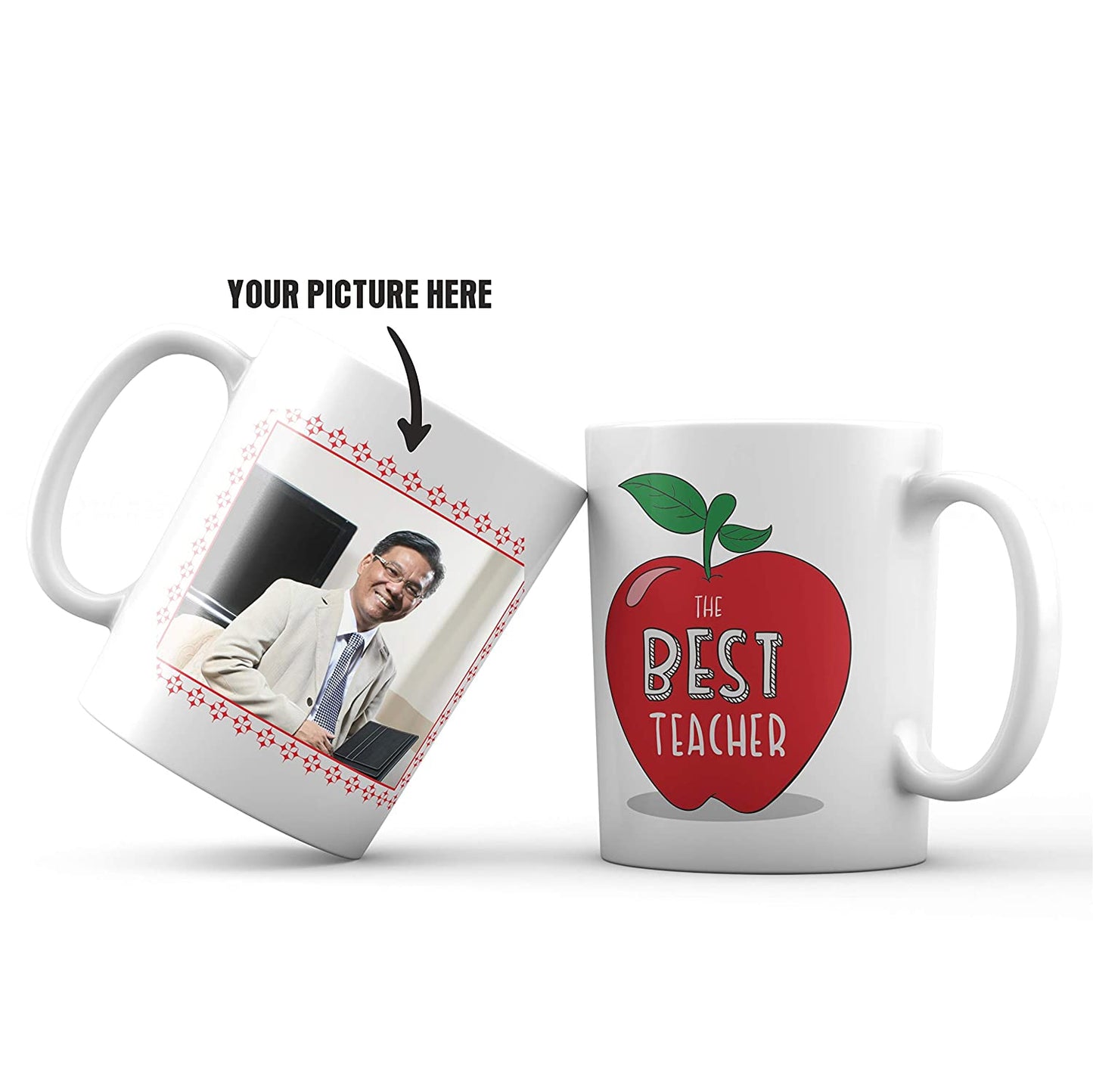 iberry's Customized/ Personalized Photo Coffee Mugs | Personalized mug for Teacher | Best teacher photo mug - (69)