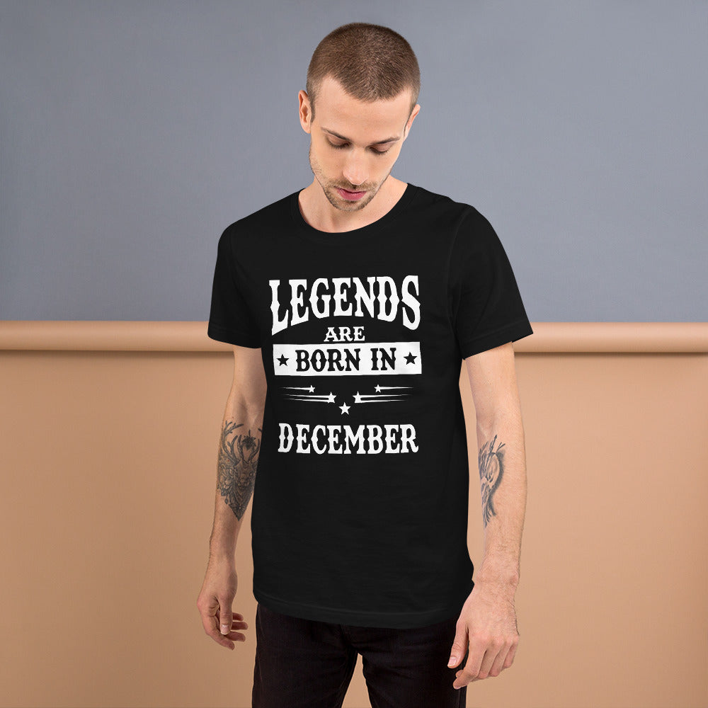 iberry's Birthday month T Shirt for Men |December Birthday Month Tshirt | Half Sleeve T-Shirt | Round Neck T Shirt |Cotton T-Shirt for Men- (12)