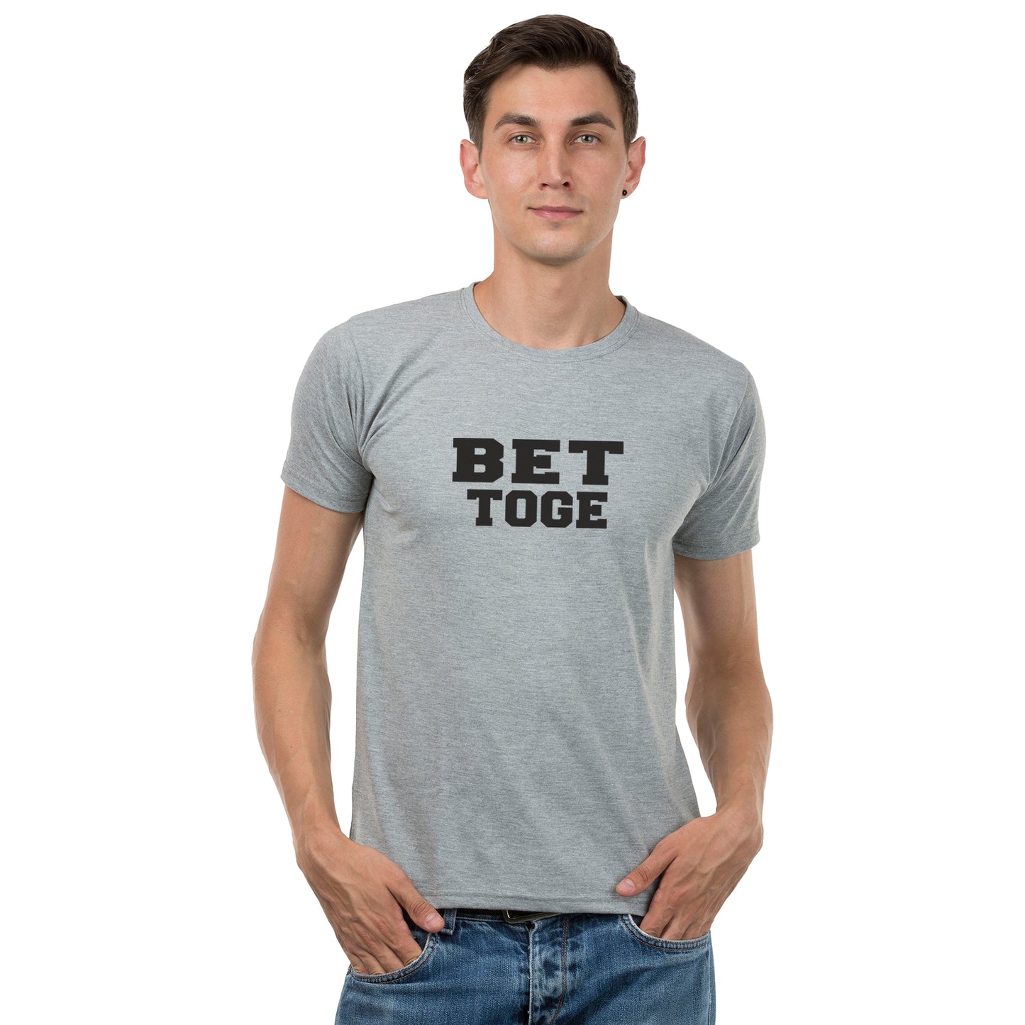 Better Together matching Couple T shirts- Grey