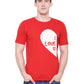 Half Heart matching Couple T shirts- Red