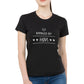 Booked by her matching Couple T shirts- Black