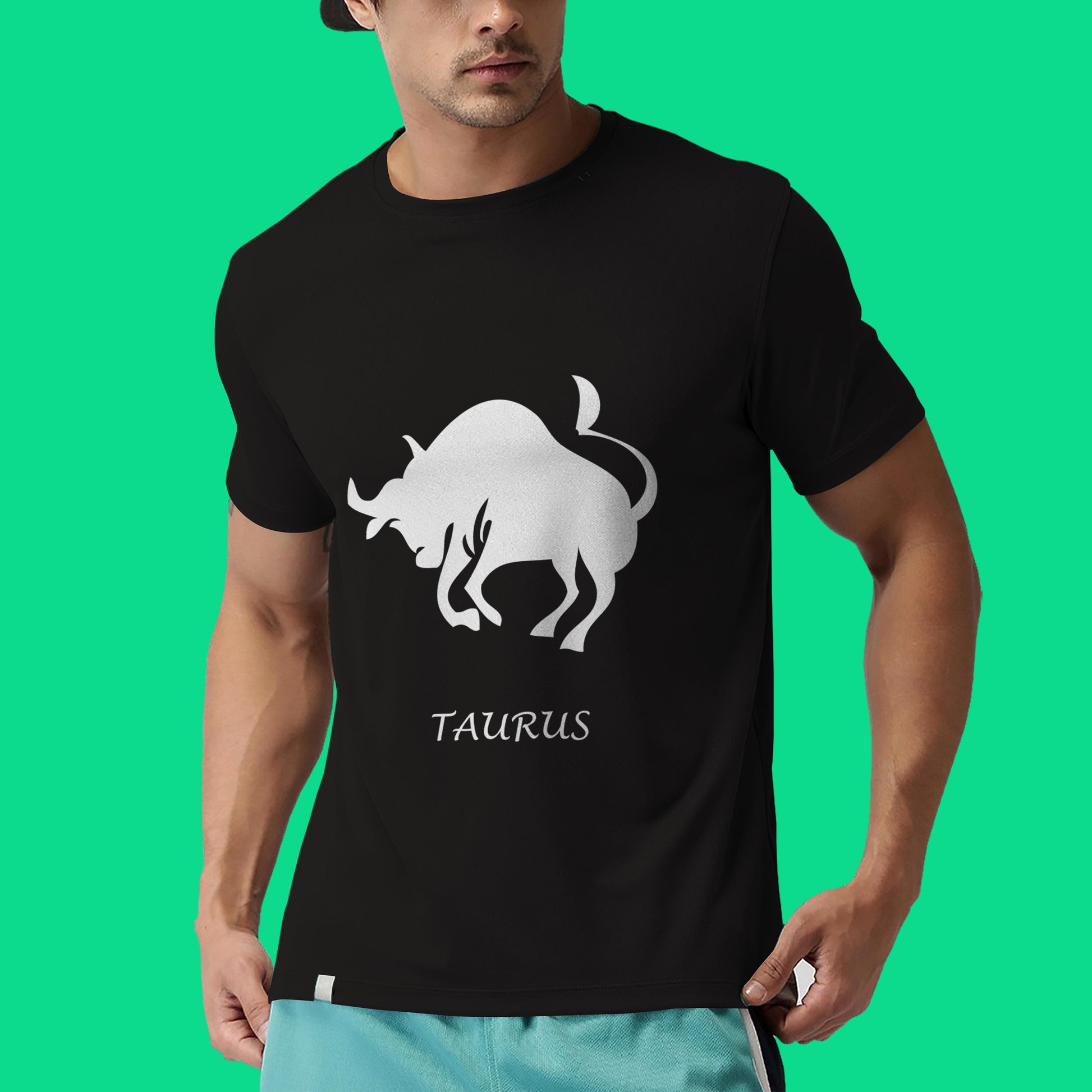 Taurus zodiac sign tshirt, Personality tshirt, Astrology tshirt- Black