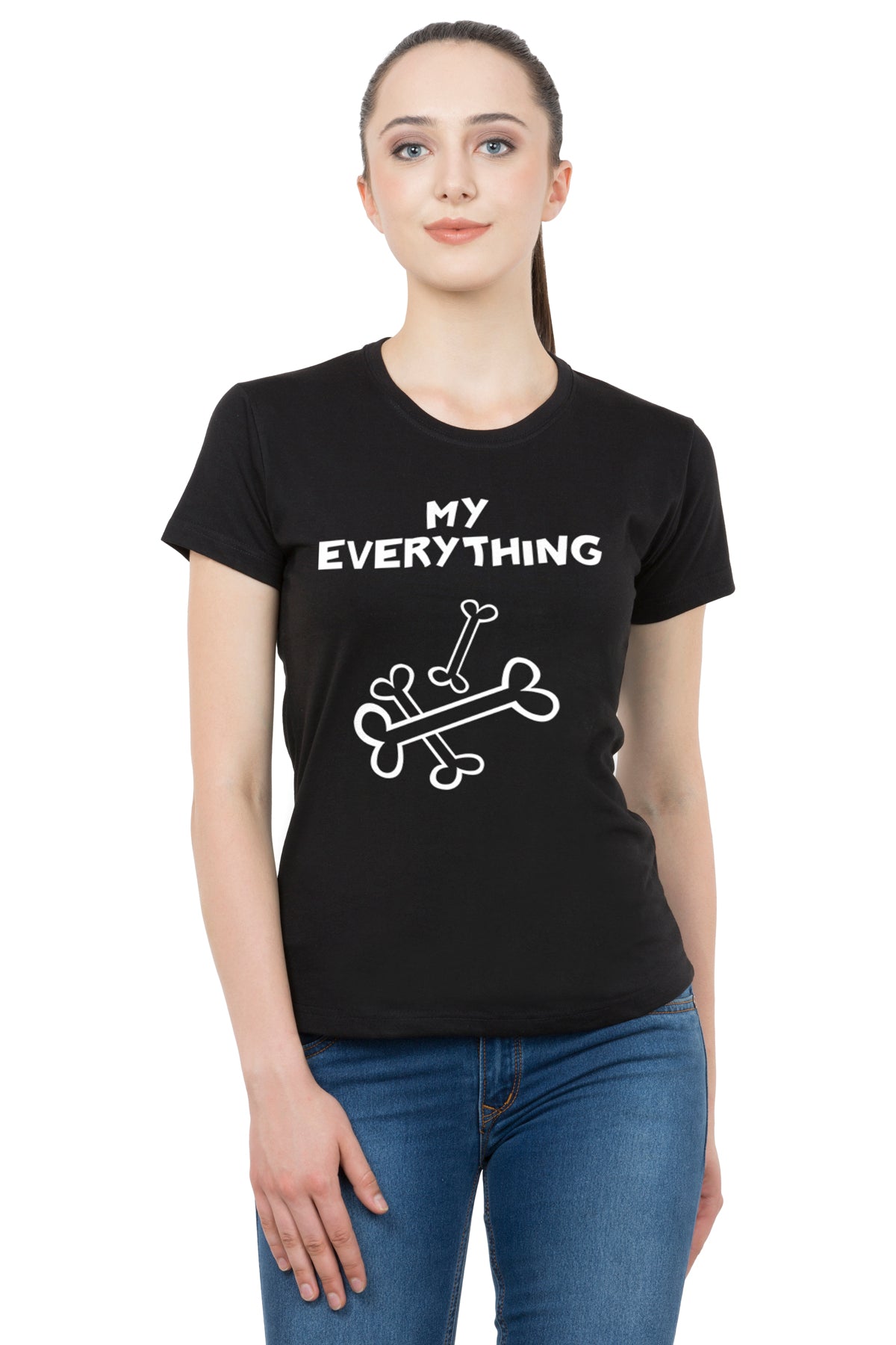 My Everything matching Couple T shirts- Black