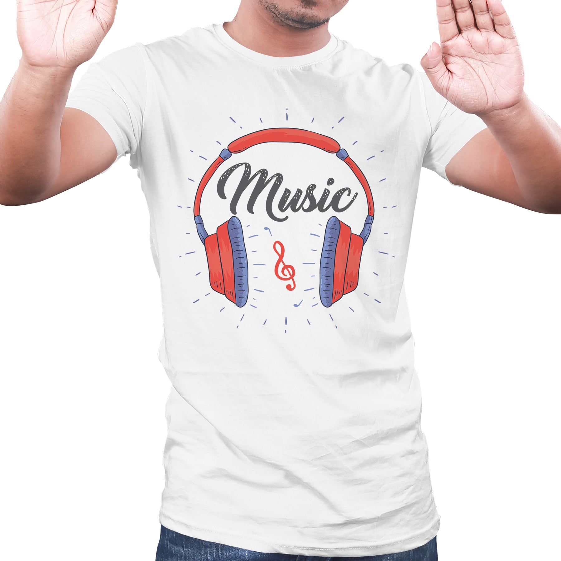 music lovers t shirts, Music themed tshirt, musician tshirts - White 09