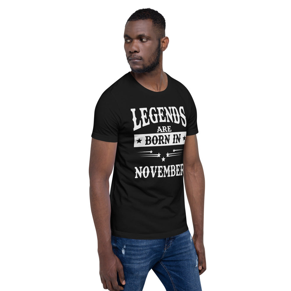 iberry's Birthday month T Shirt for Men |November Birthday Month Tshirt | Half Sleeve T-Shirt | Round Neck T Shirt |Cotton T-Shirt for Men- (11)
