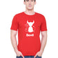 Angel Devil matching Couple T shirts- Red