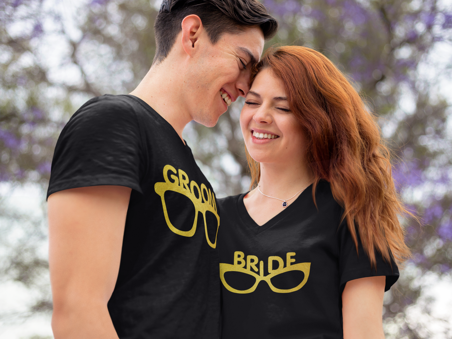 Bride Groom t shirt|wedding tshirts|Couple T shirts- Blackgold