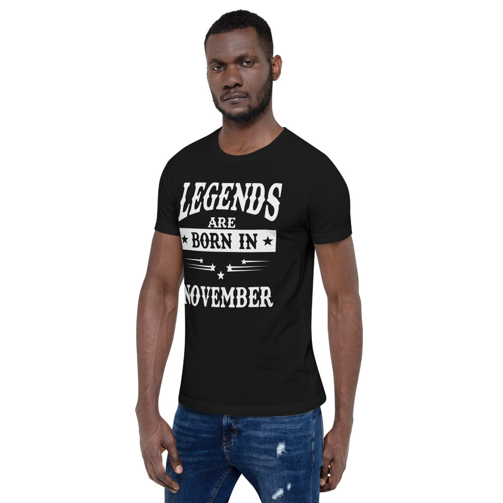 iberry's Birthday month T Shirt for Men |November Birthday Month Tshirt | Half Sleeve T-Shirt | Round Neck T Shirt |Cotton T-Shirt for Men- (11)