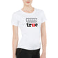 True Love matching Couple T shirts- White