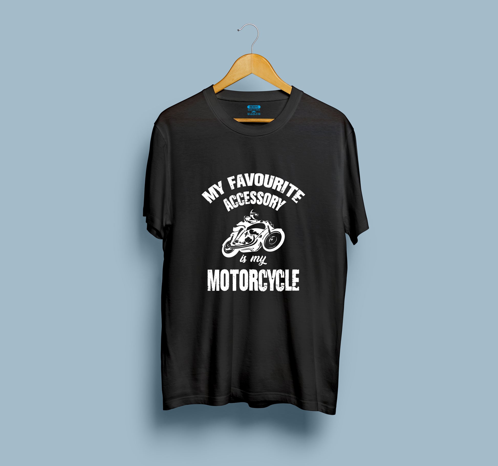 My favourite accessory is my motorcycle Biker t shirts - Black