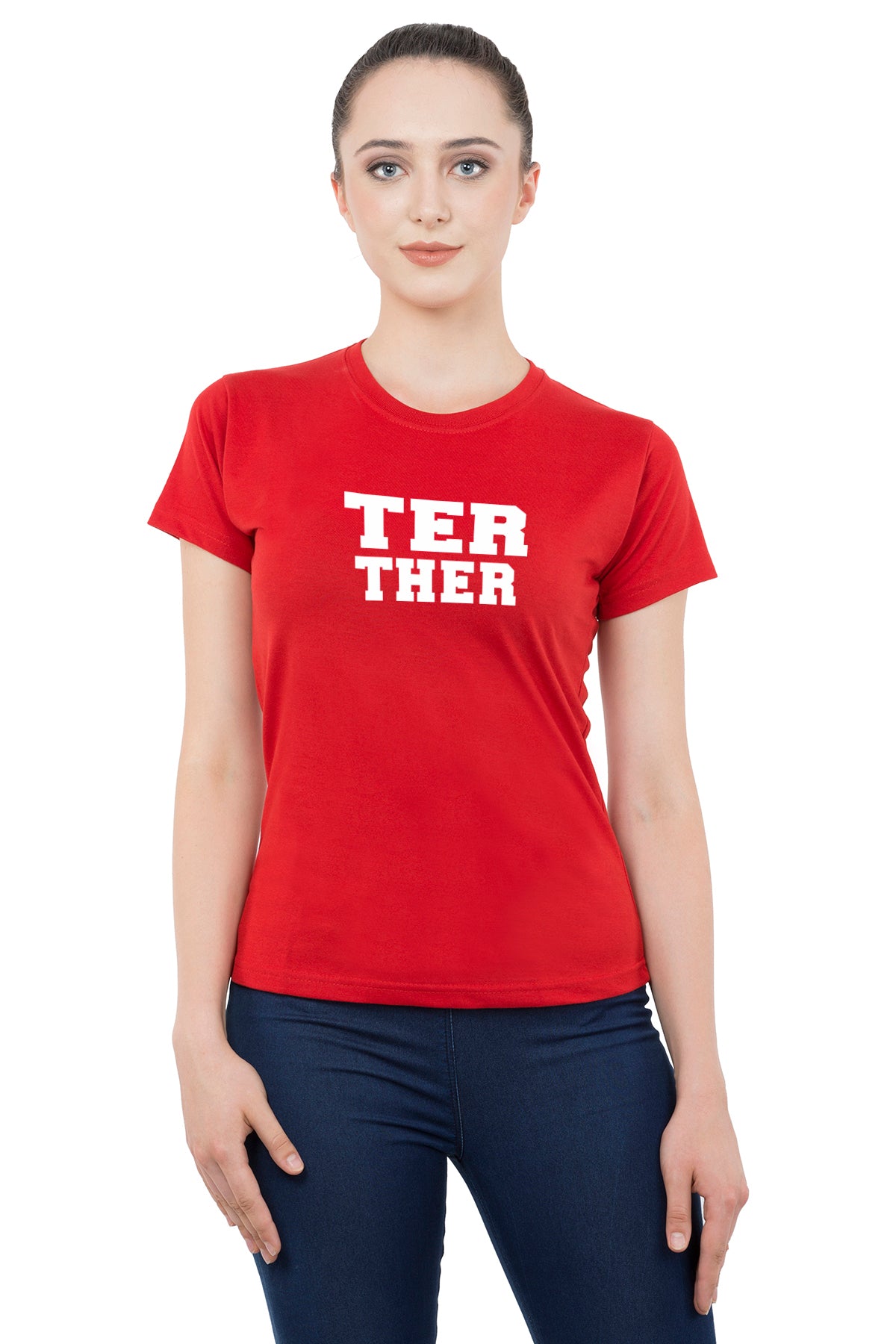 Better Together matching Couple T shirts- Red