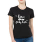Love is only you matching Couple T shirts- Black