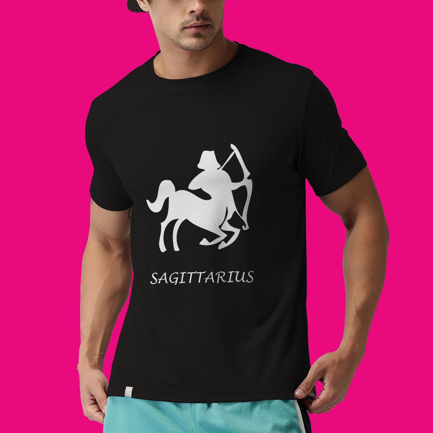 Saggittarius zodiac sign tshirt, Personality tshirt, Astrology tshirt- Black
