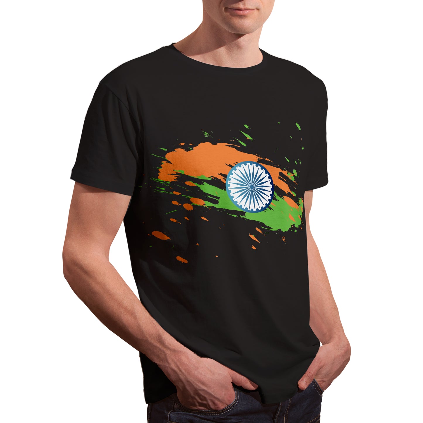 iberry's Independence day t shirt | Republic day t shirts |India t shirts |Patriotic tshirt |15 August t shirts |Round neck cotton tshirts -08
