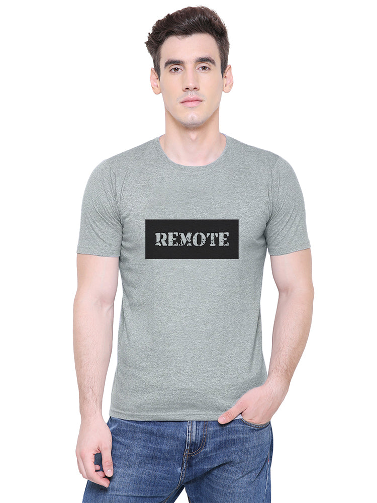 Remote Control matching Couple T shirts- Grey