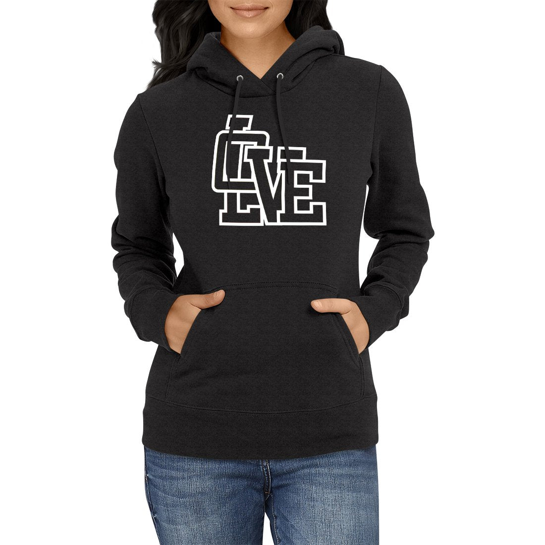 Love Matching Couple Cute Sweatshirts | Couple Hoodies- Black